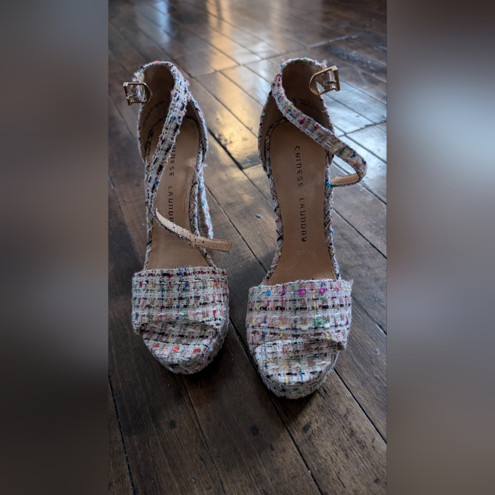 Chinese Laundry platform sandals